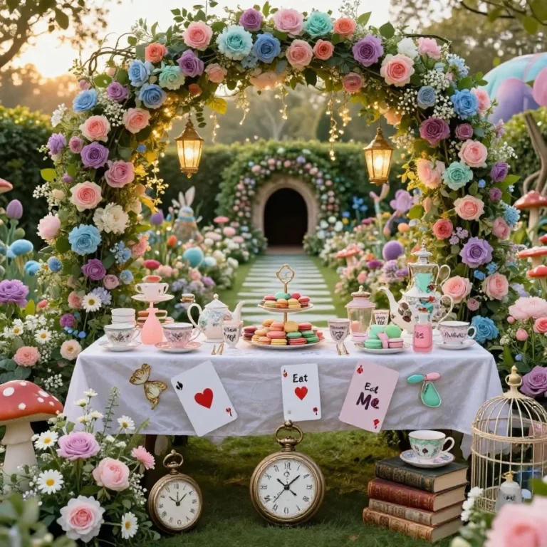19 DIY Alice in Wonderland Decorations for a Magical Party