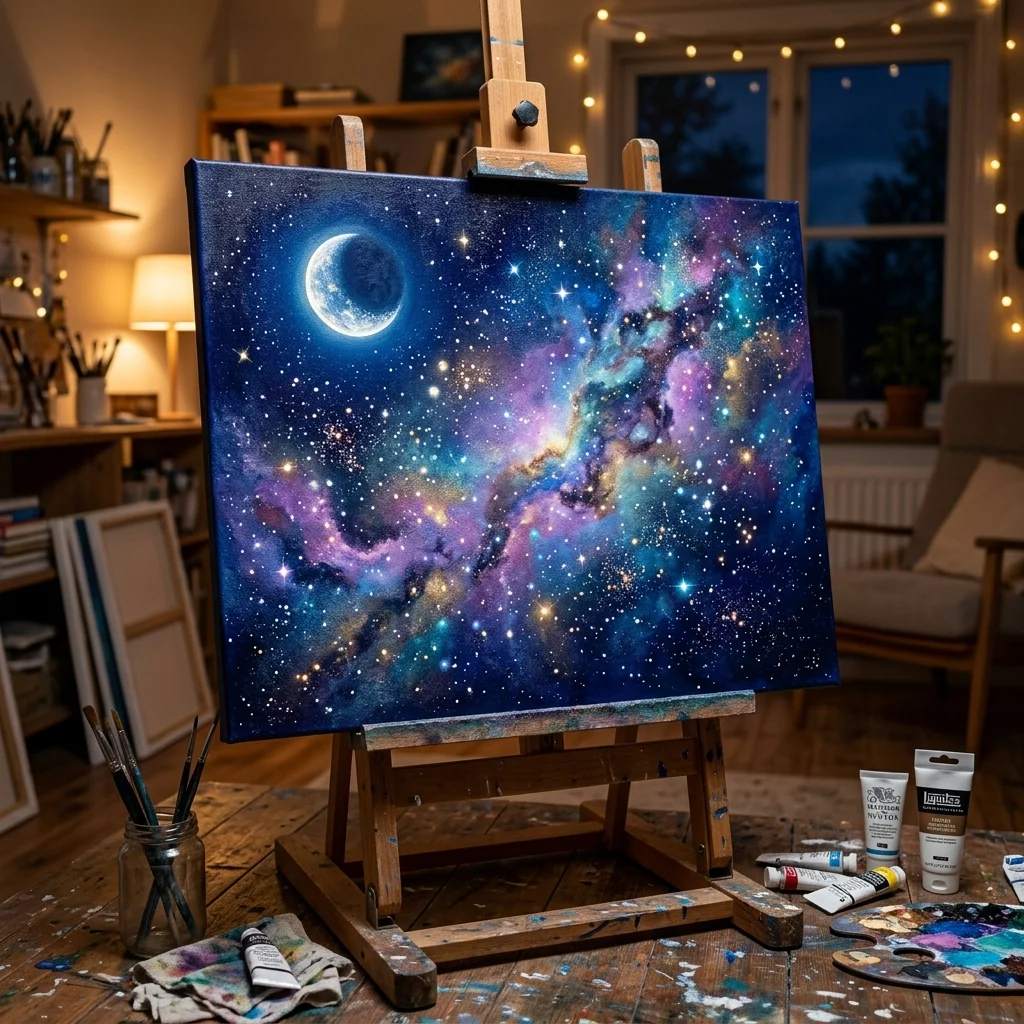 Galaxy Night Sky Art