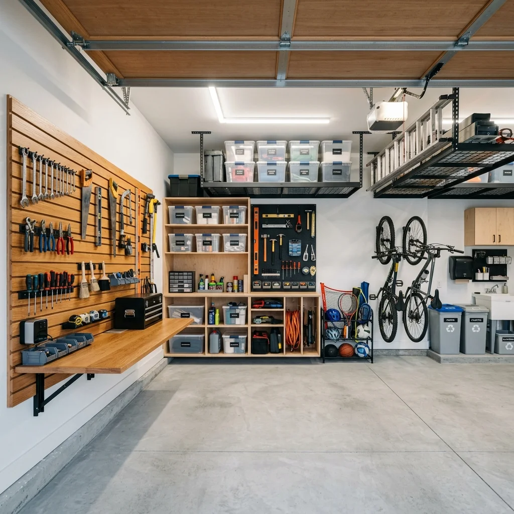 18 DIY Garage Organization Ideas to Maximize Every Inch