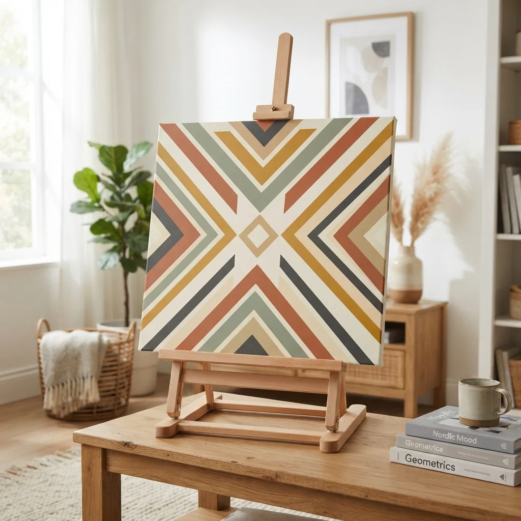 Geometric Pattern Canvas Art