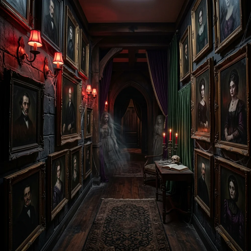 Creating a Haunted Portrait Gallery 