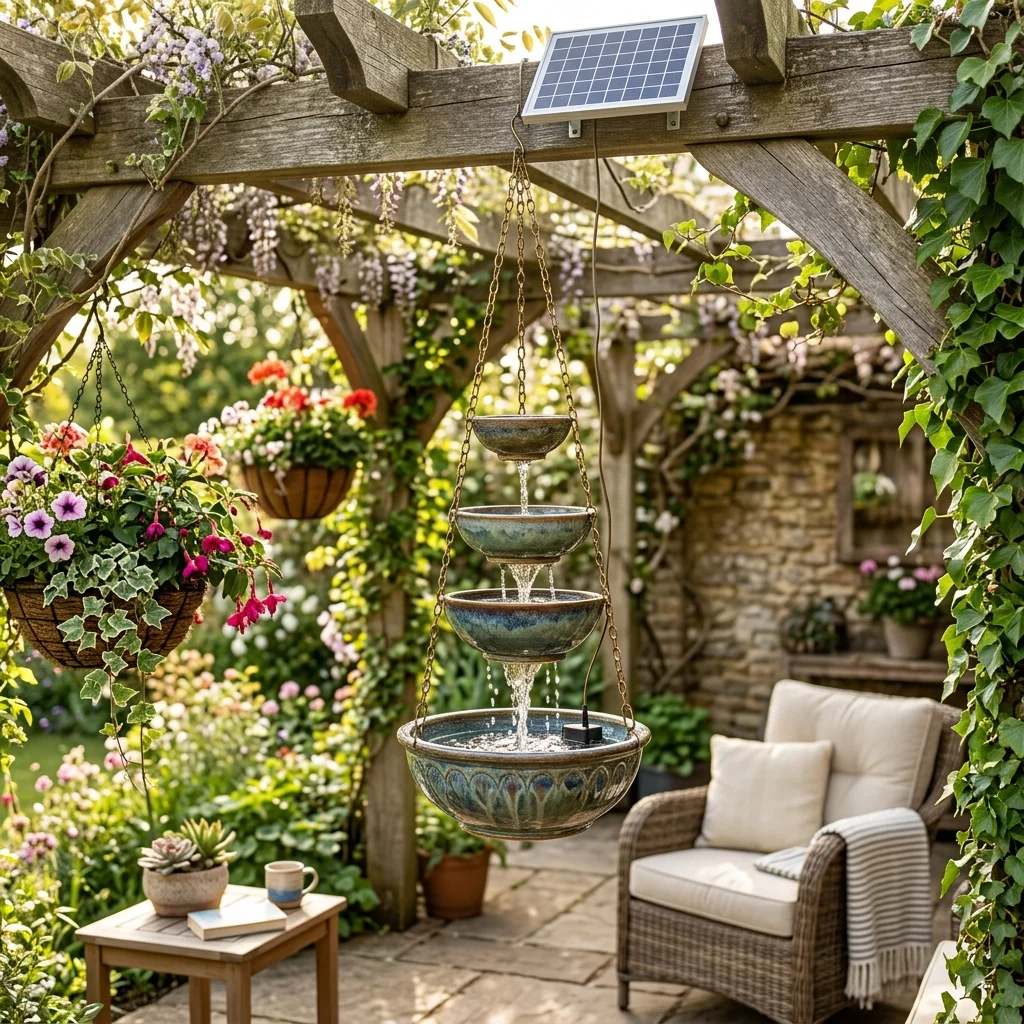 Hanging Solar Fountain