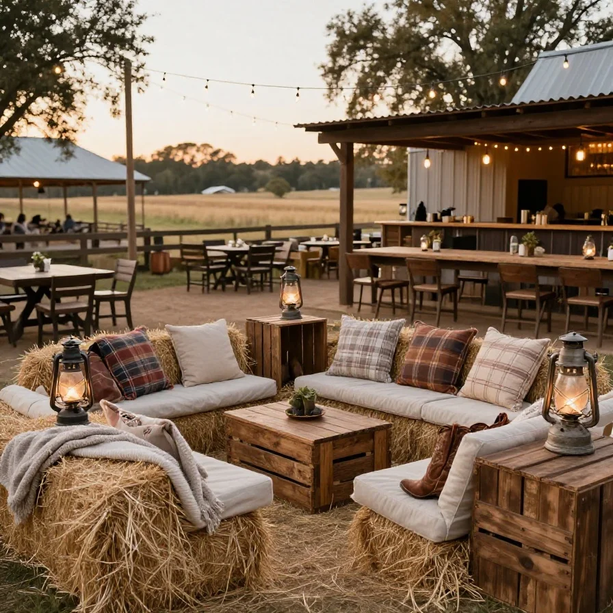 Hay Bale Seating