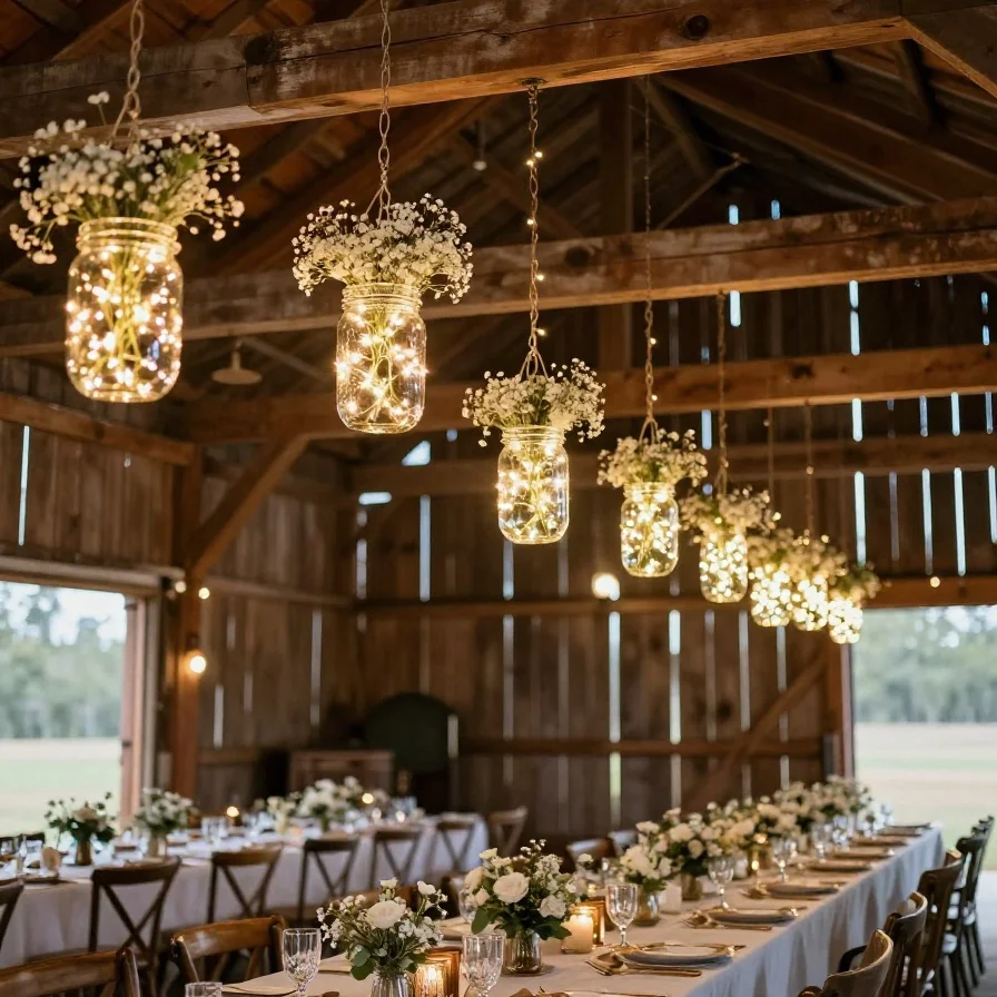 Mason Jar Chandeliers
