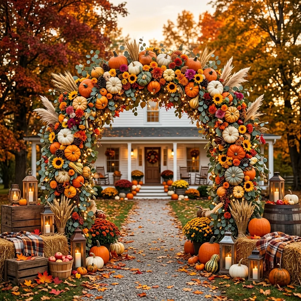 20 Pumpkin Archway DIY Ideas Perfect for Fall Celebrations