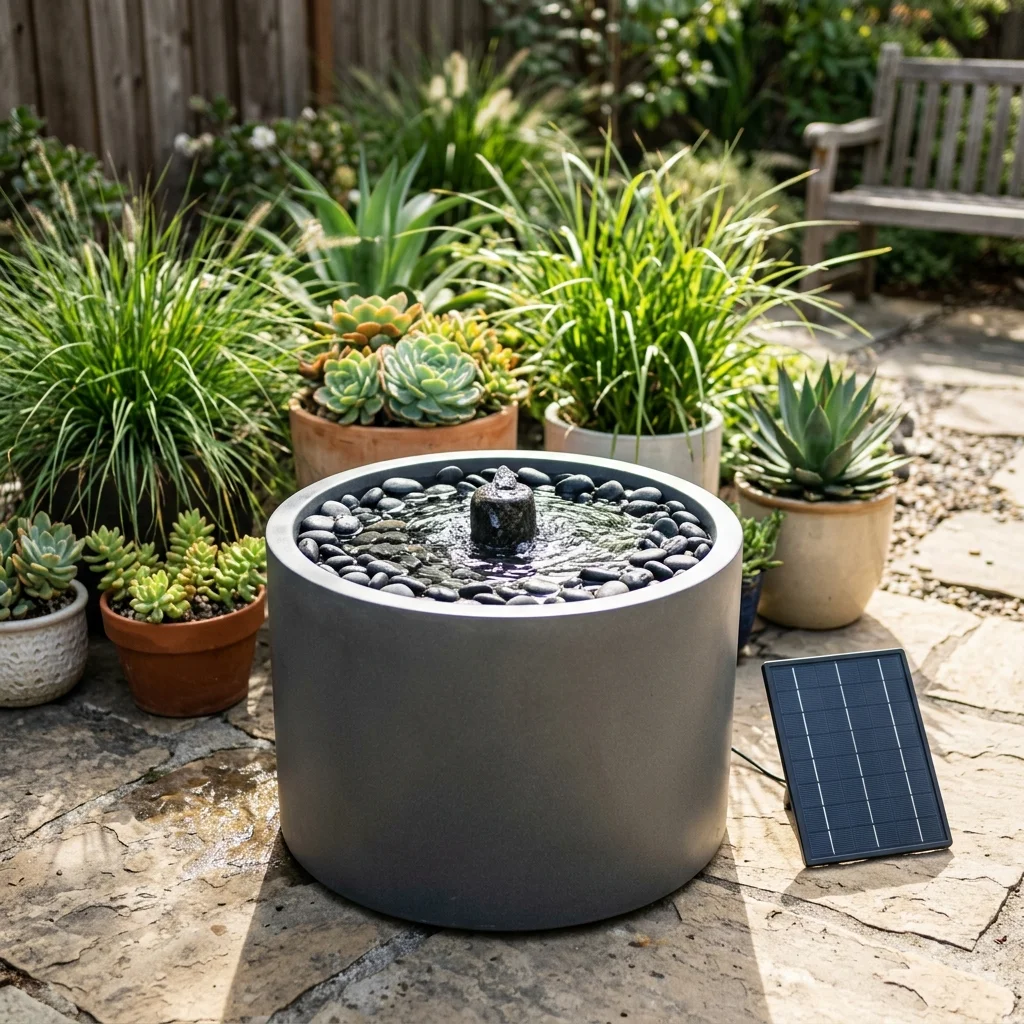 Self-Contained Solar Fountain