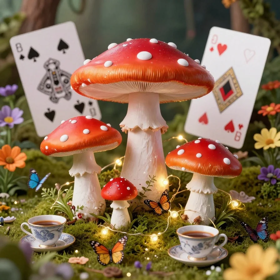 Whimsical Mushroom Centerpieces