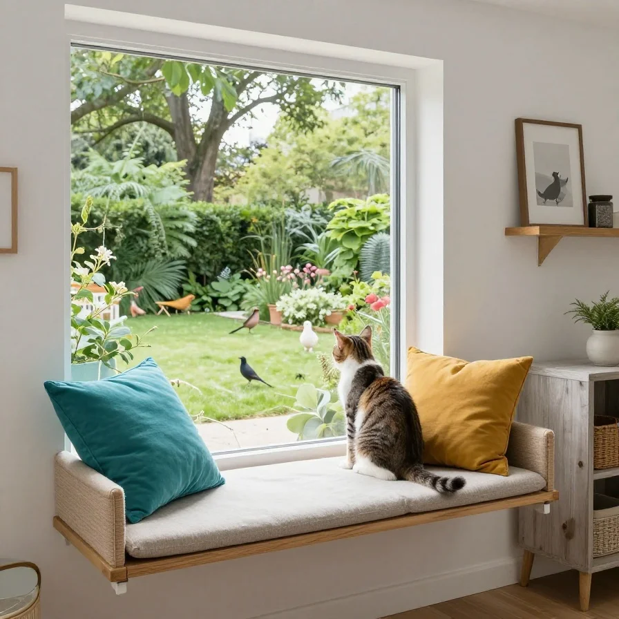 Whimsical Window Perch