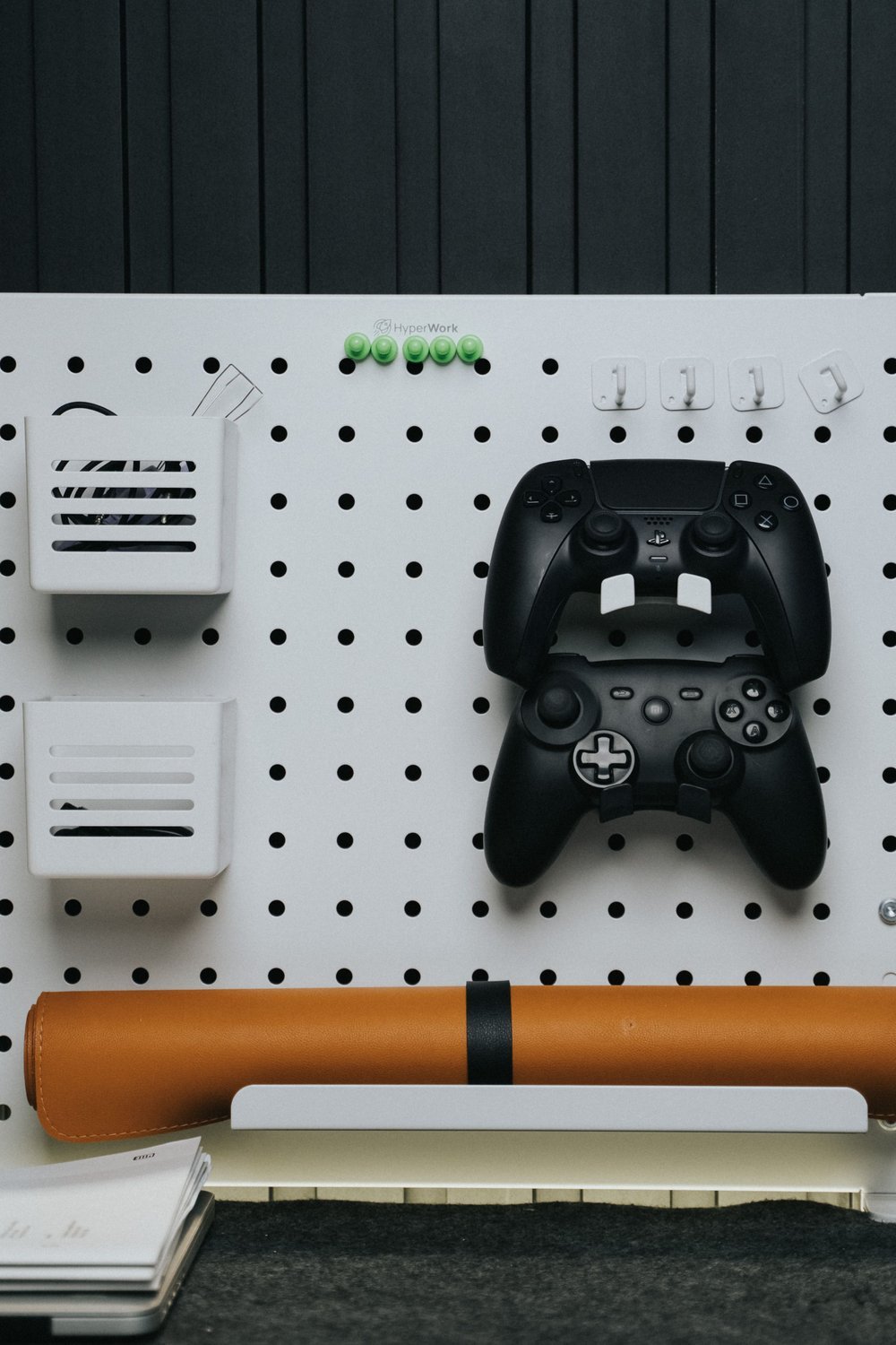 Cardboard Pegboard Organiser Panel for Any Wall - cardboard crafts diy ideas