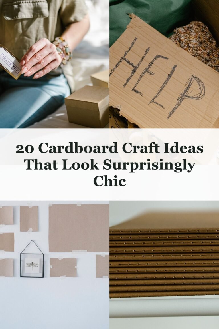 20 Cardboard Craft Ideas That Look Surprisingly Chic - cardboard crafts diy ideas