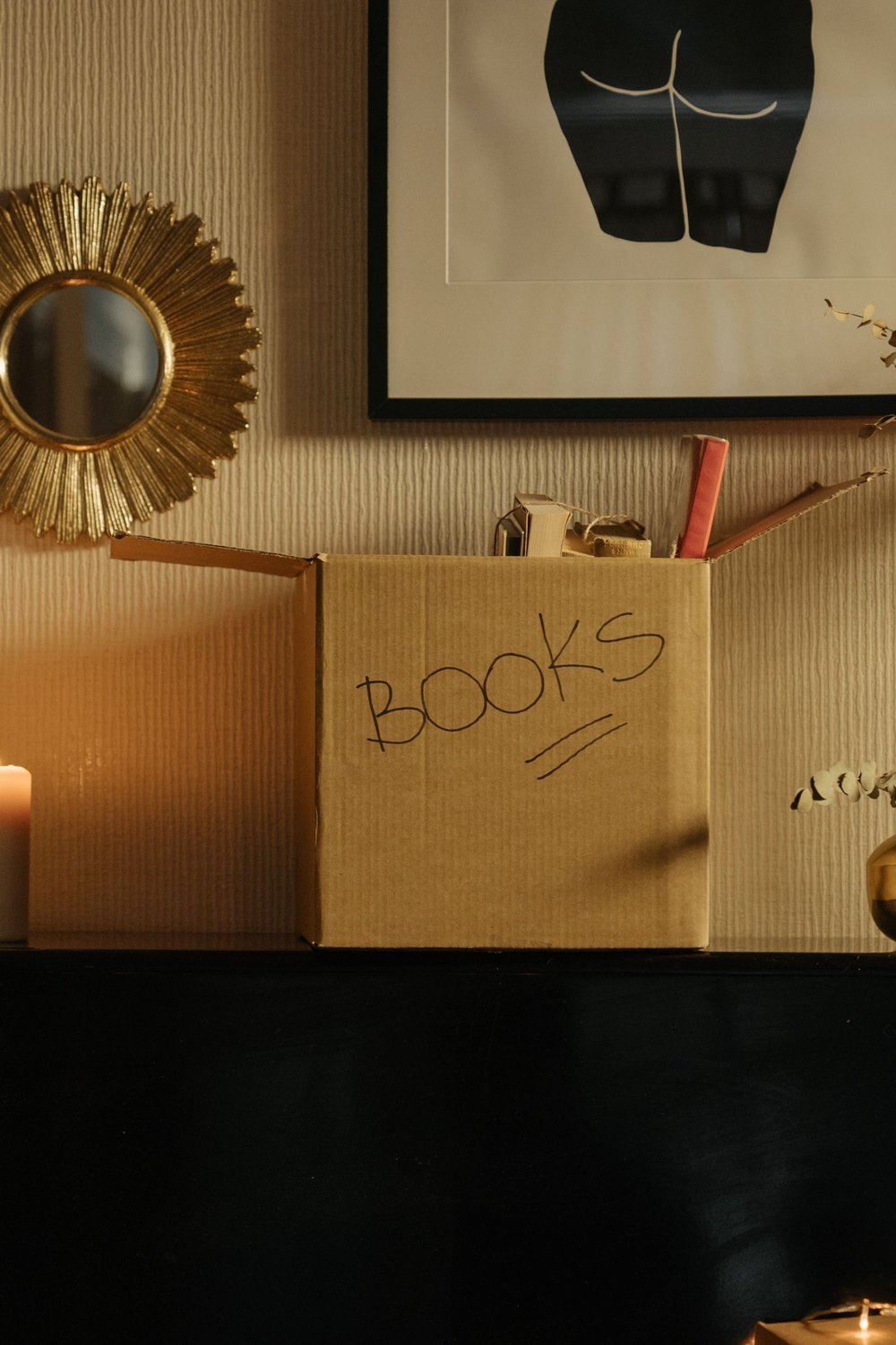 Miniature Cardboard Room Box as a Decorative Accent - cardboard crafts diy ideas