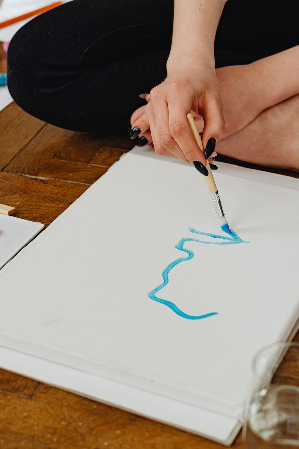 Easy Watercolor-Effect Acrylic Canvas Painting - diy canvas art painting