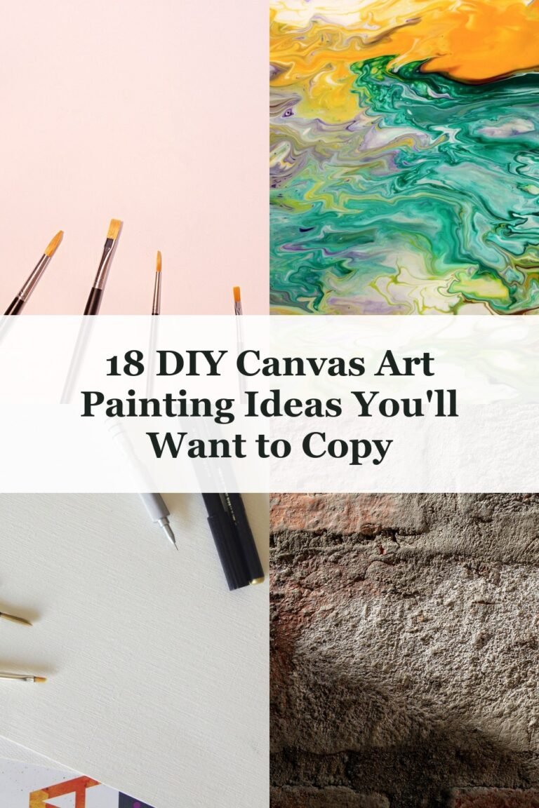 18 DIY Canvas Art Painting Ideas You'll Want to Copy - diy canvas art painting