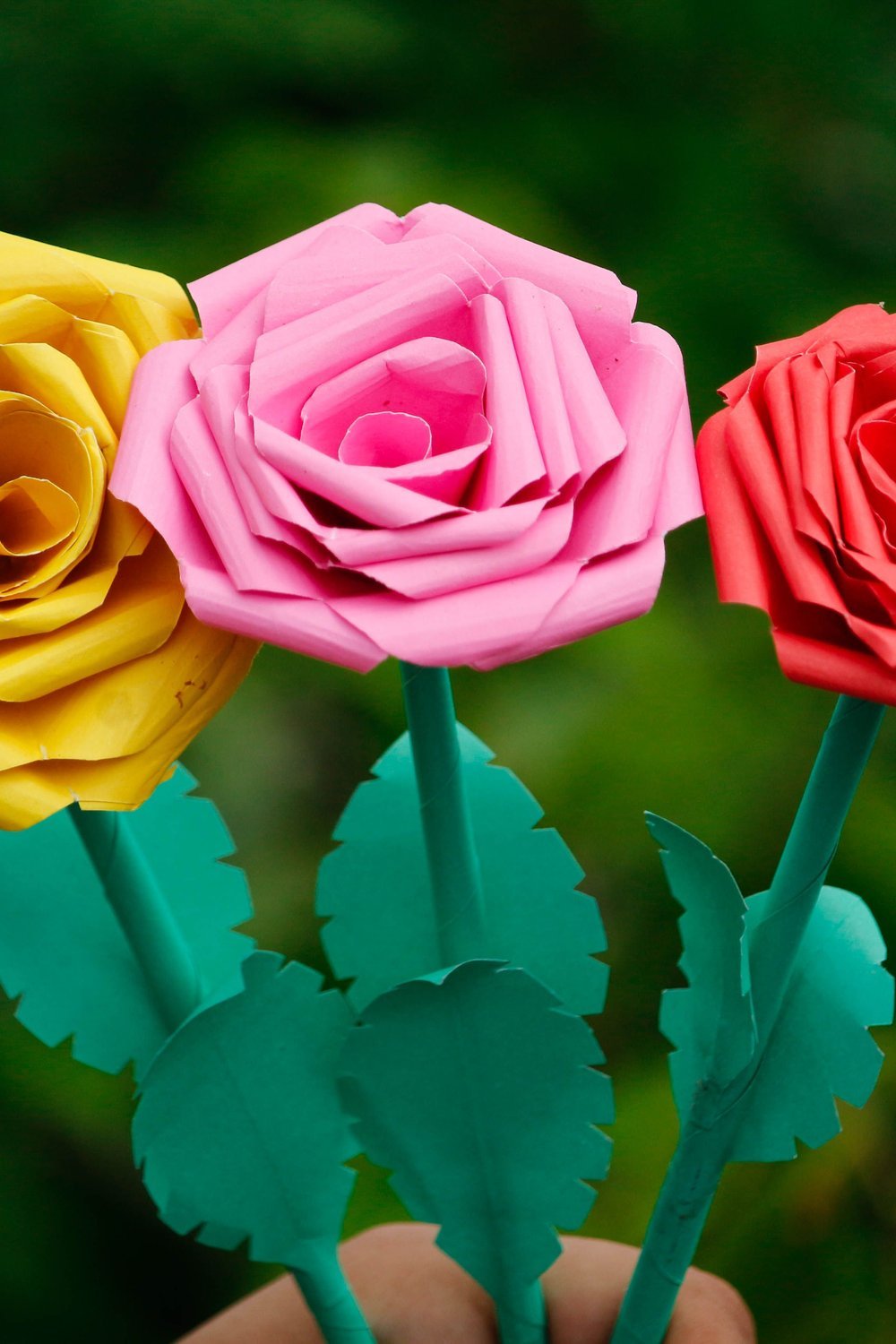 How to Make a Classic Paper Rose Step by Step - how to make paper flowers step by step