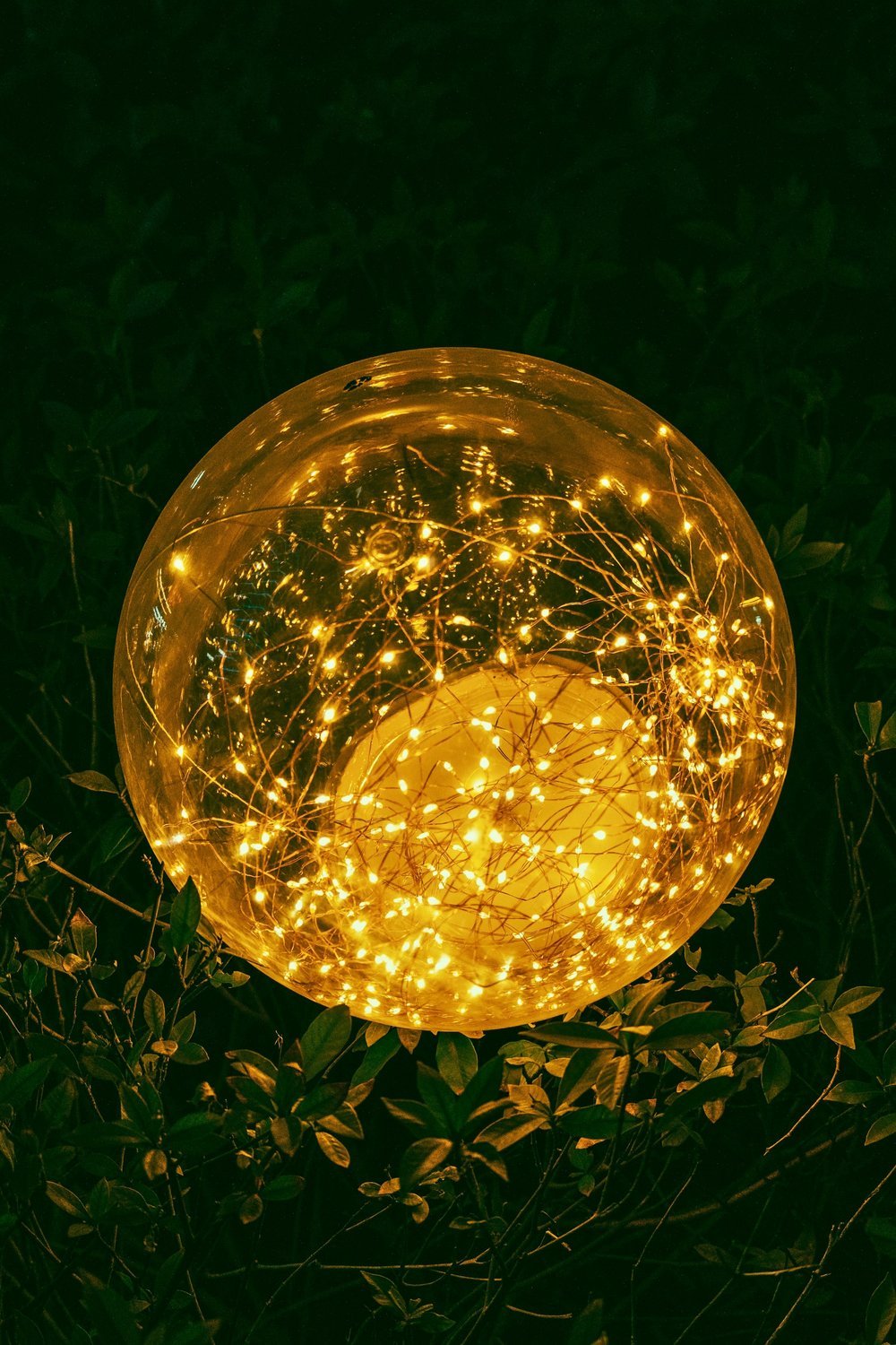 15. Glowing Fairy Garden With Solar Micro Lights - outdoor fairy garden diy