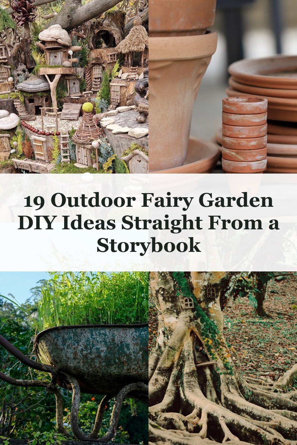 19 Outdoor Fairy Garden DIY Ideas Straight From a Storybook - outdoor fairy garden diy