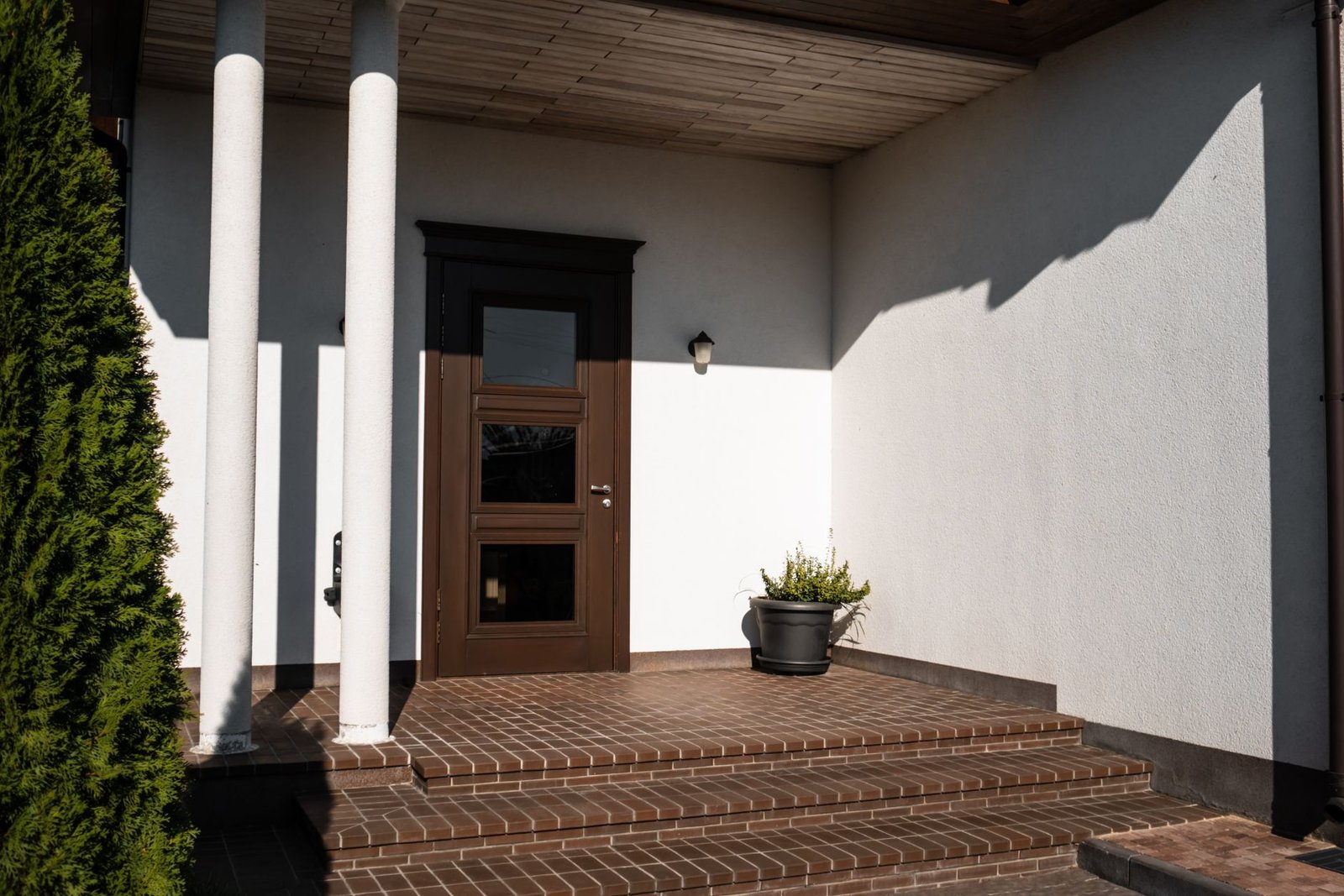 16. Use Decorative Concrete or Composite Decking as Your Foundation - Outdoor Living Room Ideas