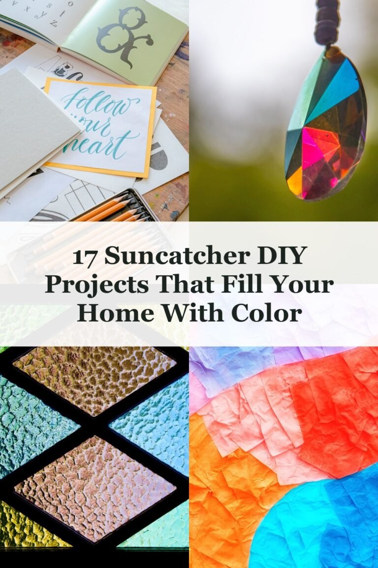 17 Suncatcher DIY Projects That Fill Your Home With Color - suncatcher diy