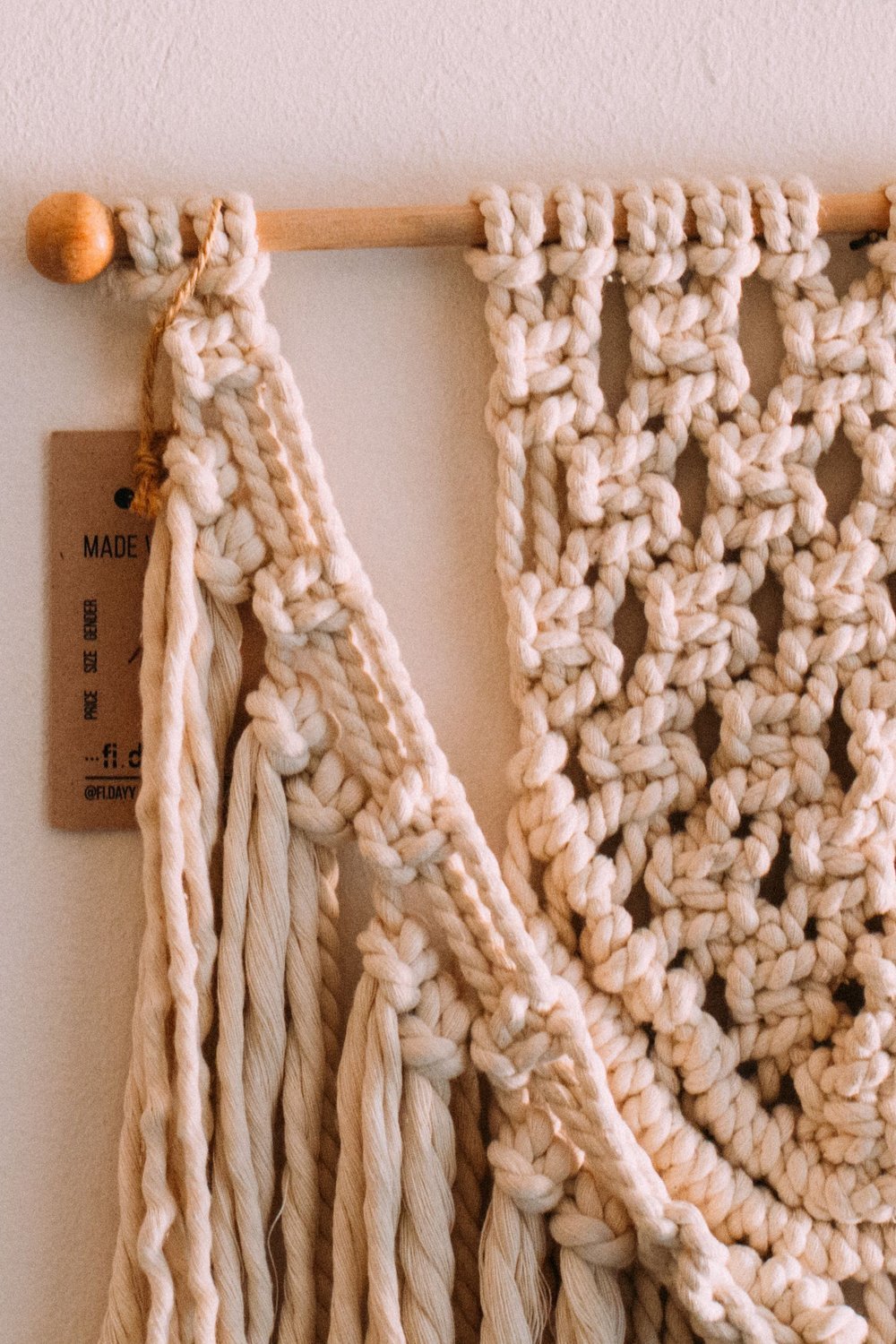Macramé and Crystal Suncatcher Wall Hanging - suncatcher diy