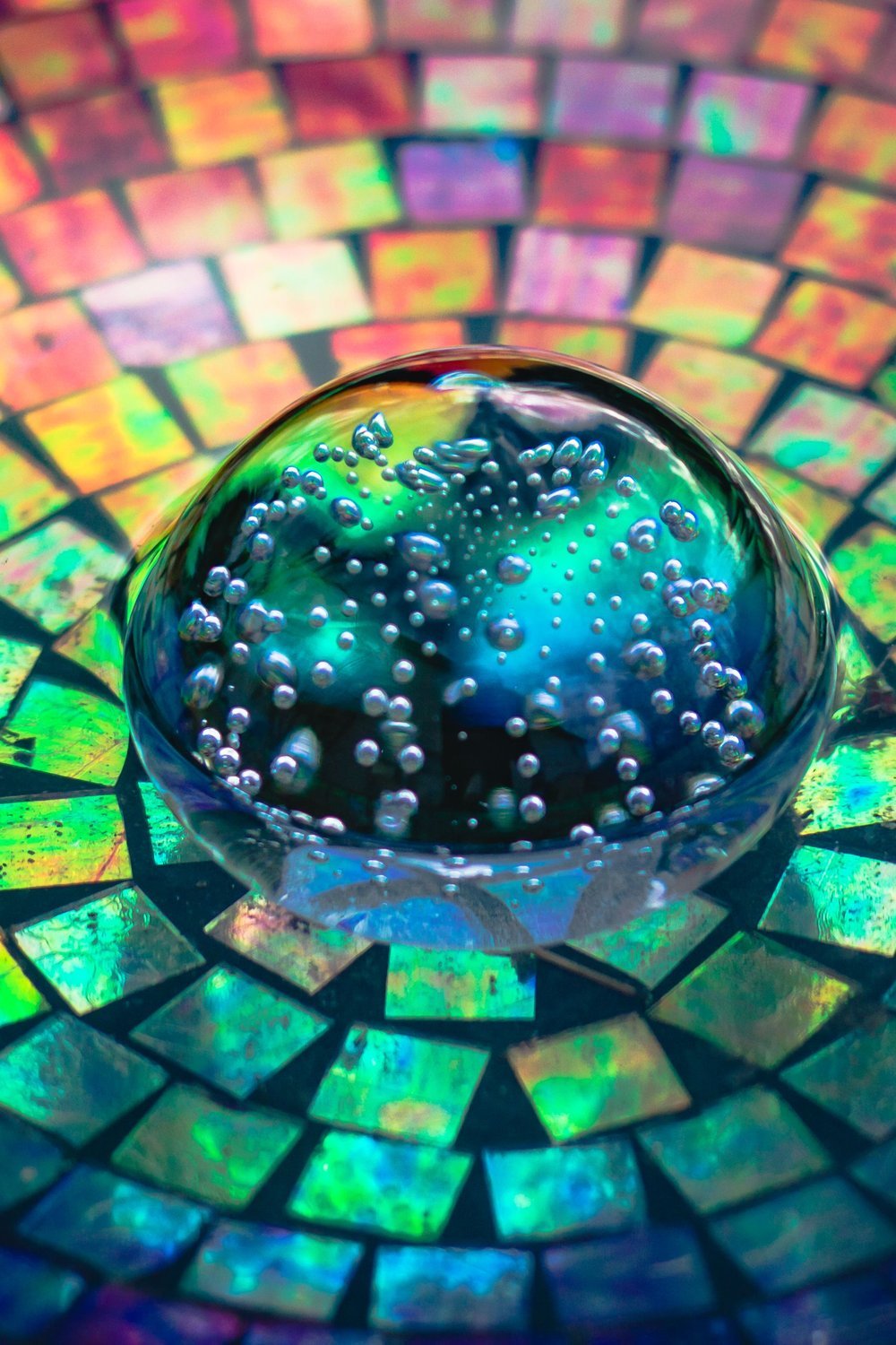 Rainbow Window Suncatcher Using Crystal Prism Balls - suncatcher diy