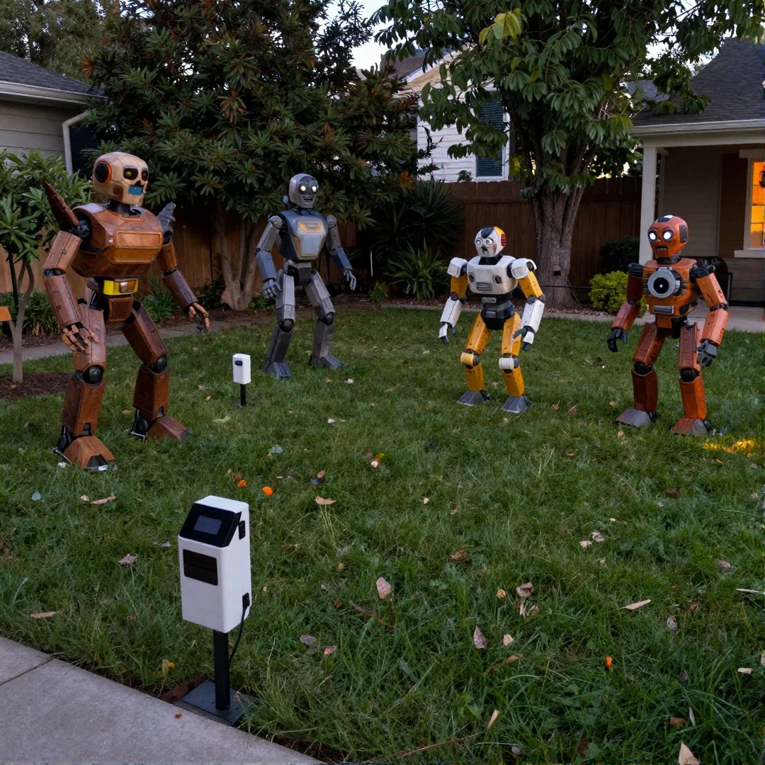 Motion Sensor Props - 19 spooky halloween outdoor ideas to transform your yard