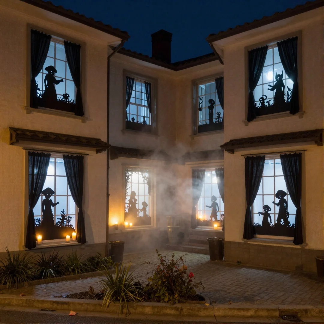 Creepy Window Displays - 19 spooky halloween outdoor ideas to transform your yard