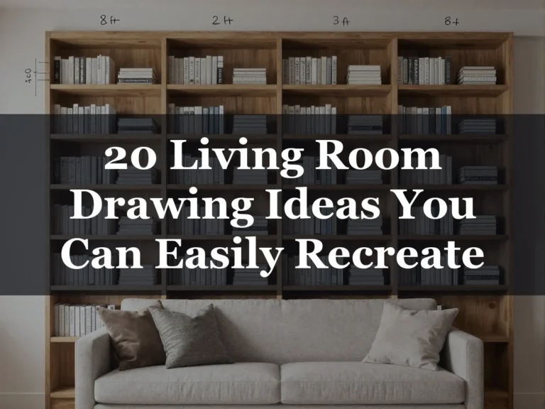 20 Living Room Drawing Ideas You Can Easily Recreate - 20 living room ideas a step by step drawing guide