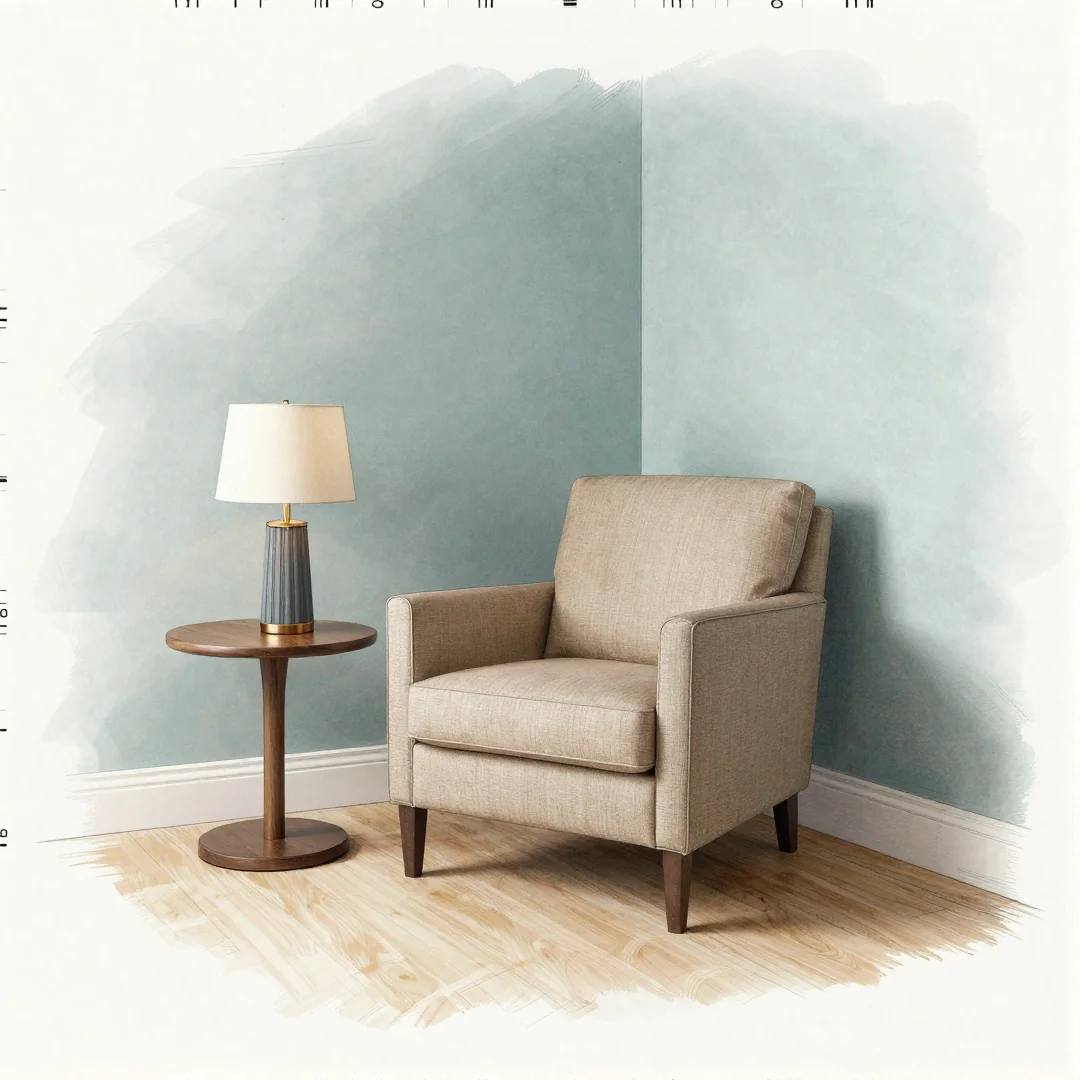 Accent Chair Corner - 20 living room ideas a step by step drawing guide