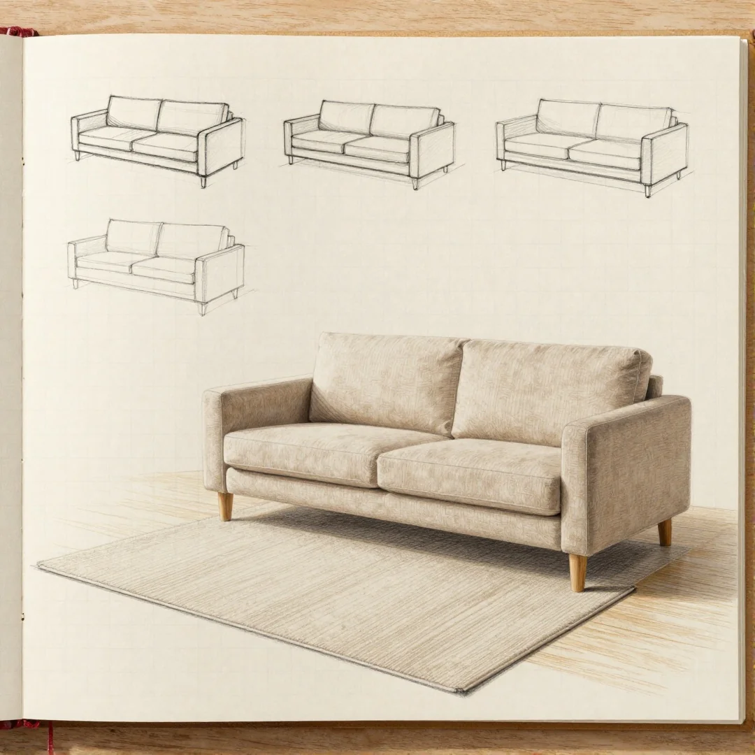 Simple Living Room Sketch - 20 living room ideas a step by step drawing guide