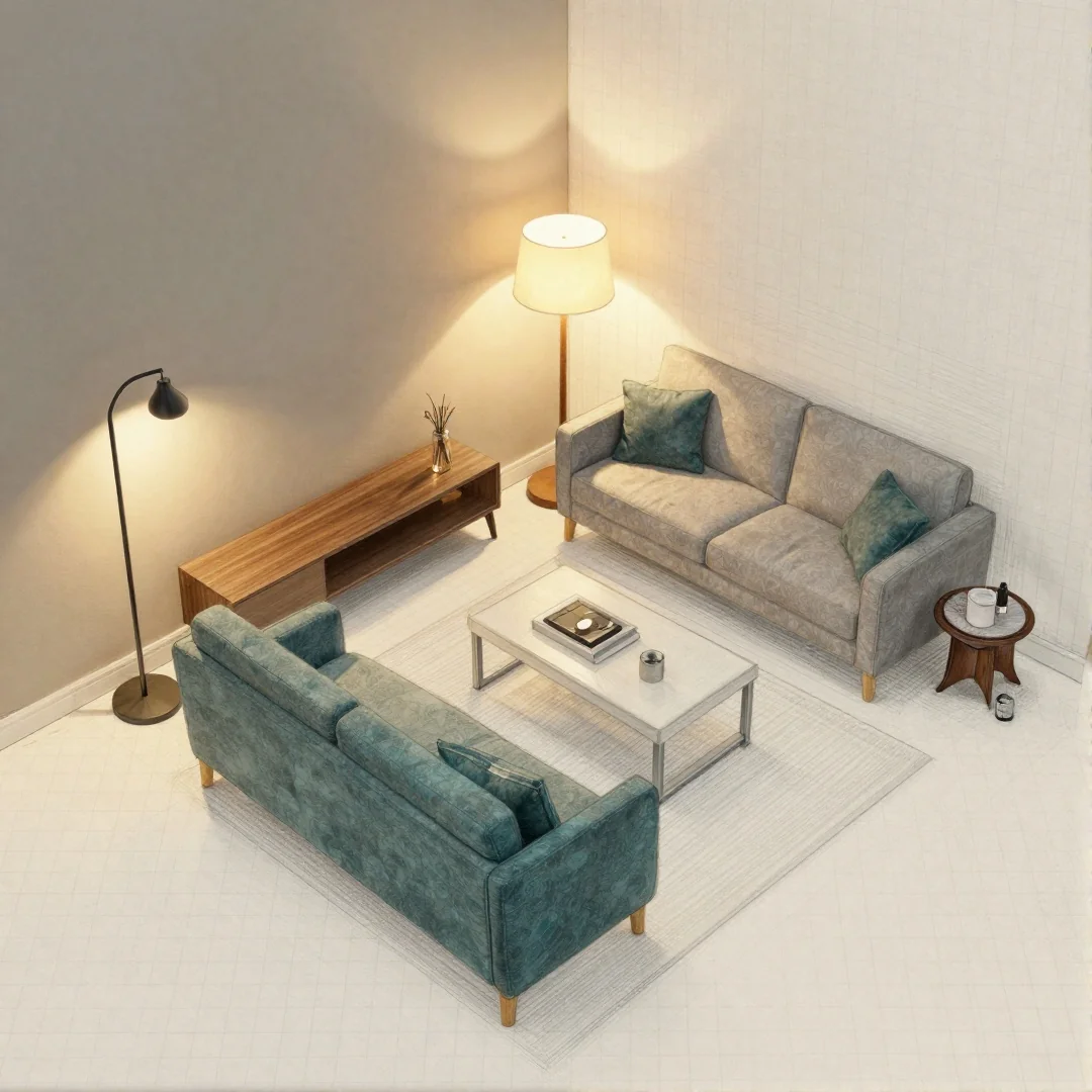 Small Room Layout - 20 living room ideas a step by step drawing guide