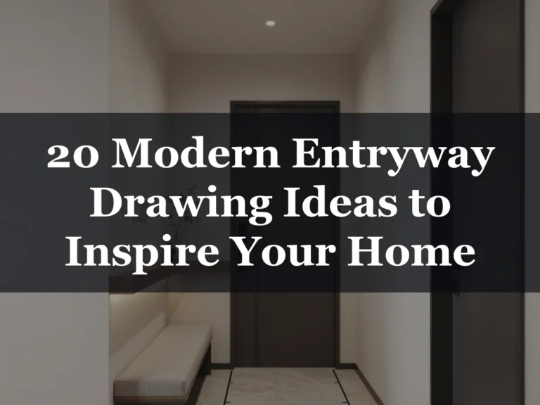 20 Modern Entryway Drawing Ideas to Inspire Your Home - 20 modern entryway drawing ideas