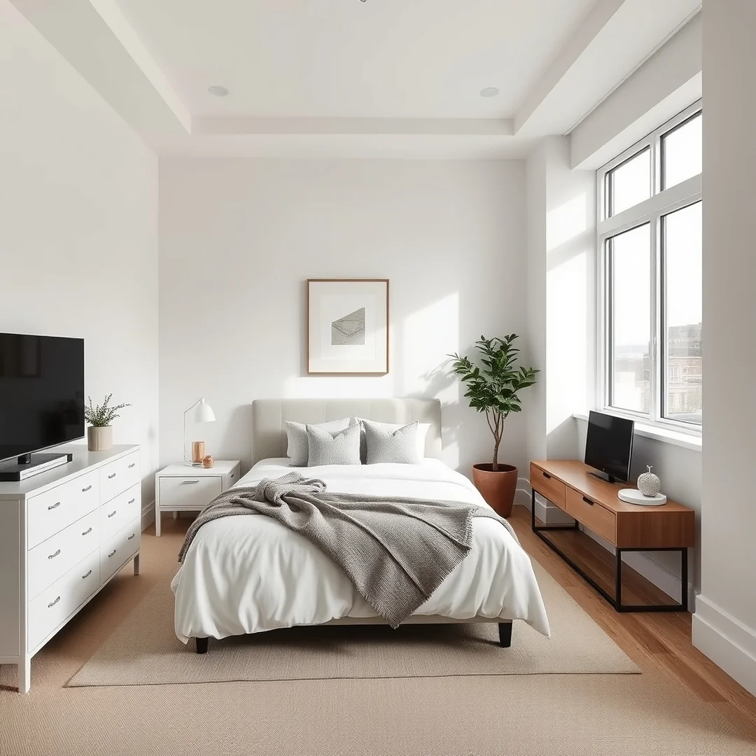Compact Furniture Scaling - 21 bedroom ideas for small rooms drawing and design tips