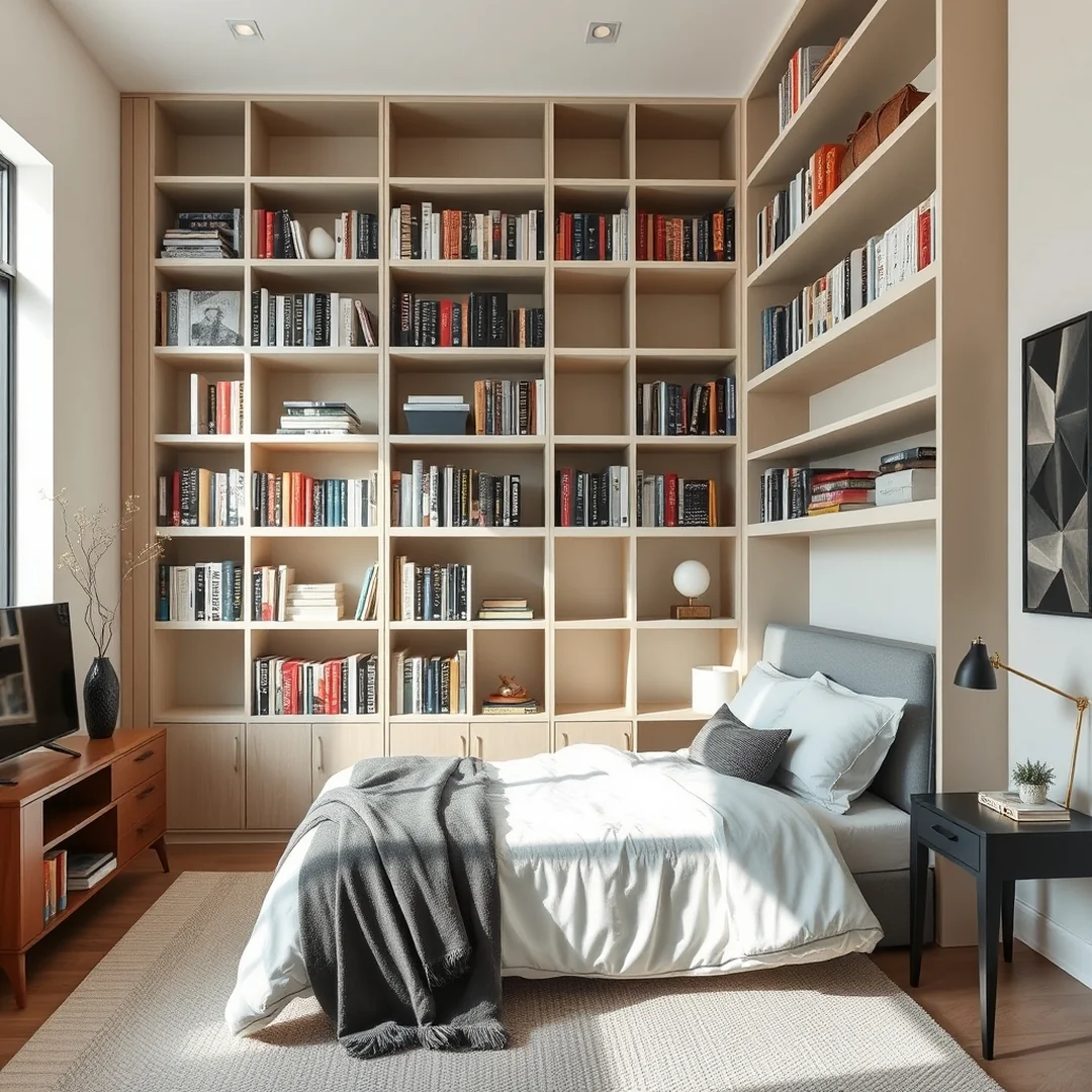 Vertical Storage Ideas - 21 bedroom ideas for small rooms drawing and design tips
