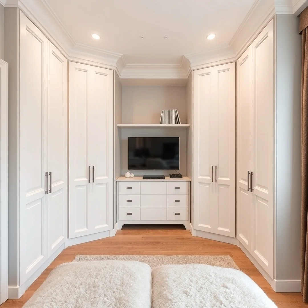 Built In Wardrobes - 21 bedroom ideas for small rooms drawing and design tips