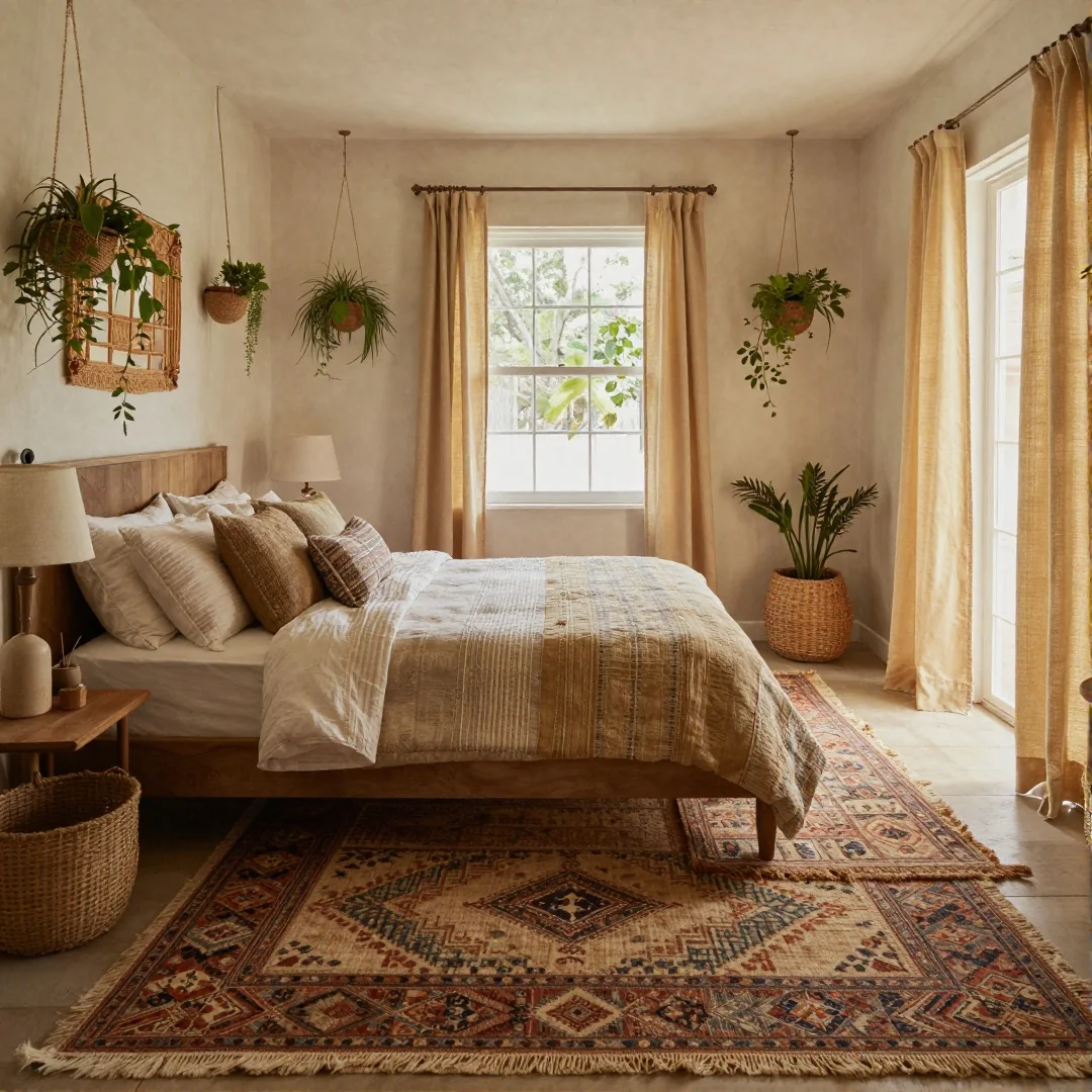 Boho Textured Bedroom - 22 bedroom designs a step by step guide to drawing stylish spaces