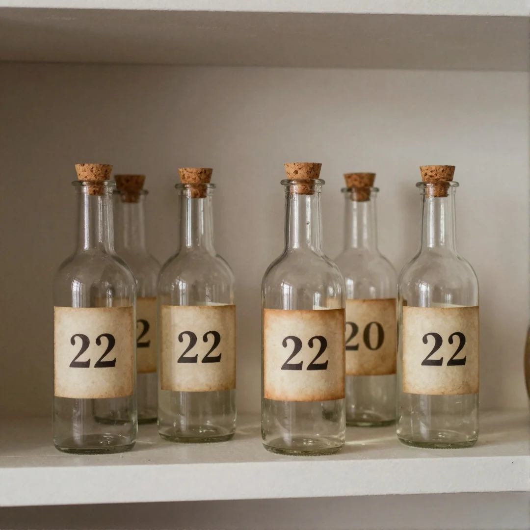 Vintage Label Bottles - 22 halloween indoor decor ideas