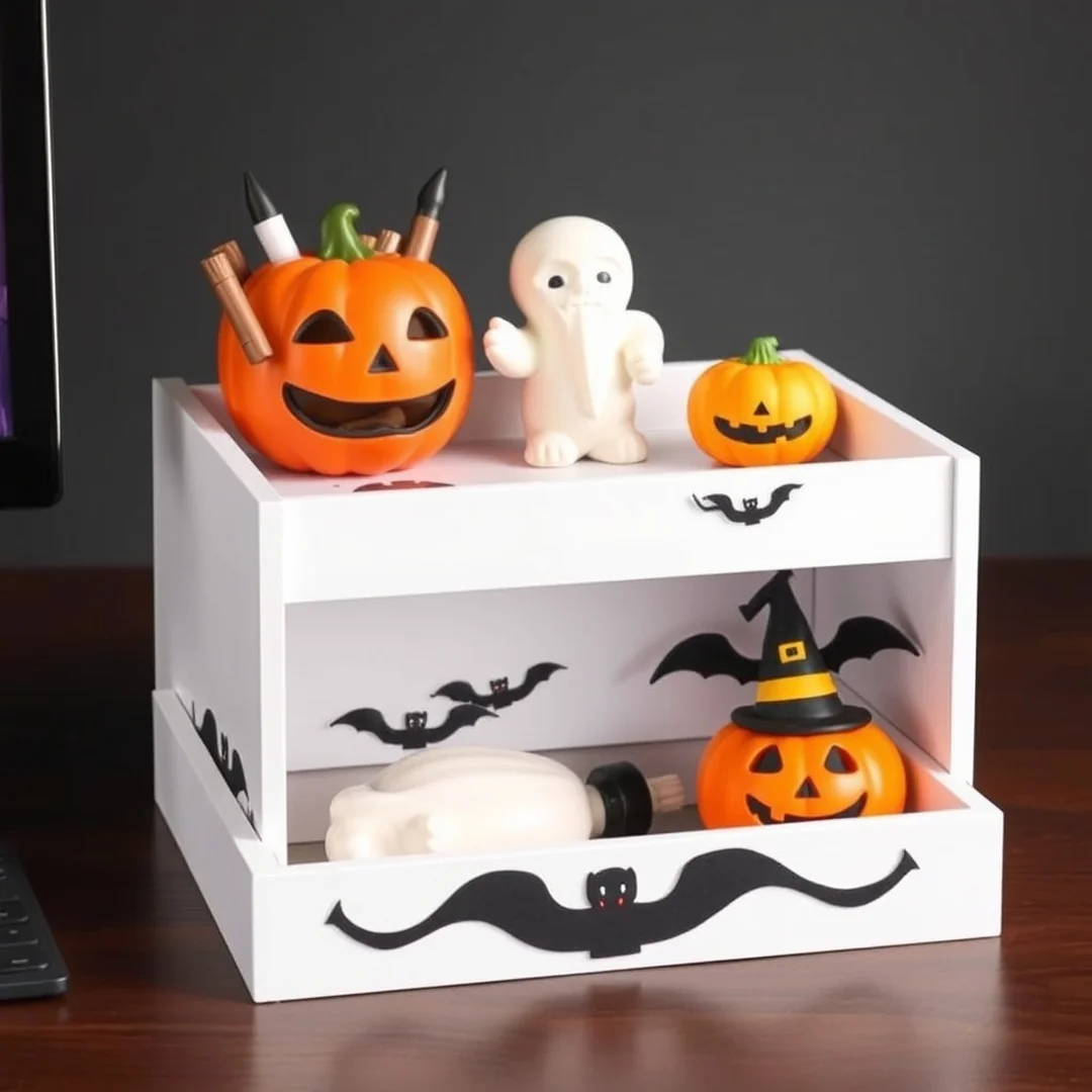 Halloween Desk Organizer Trays - 22 office halloween decorations that will transform your workplace