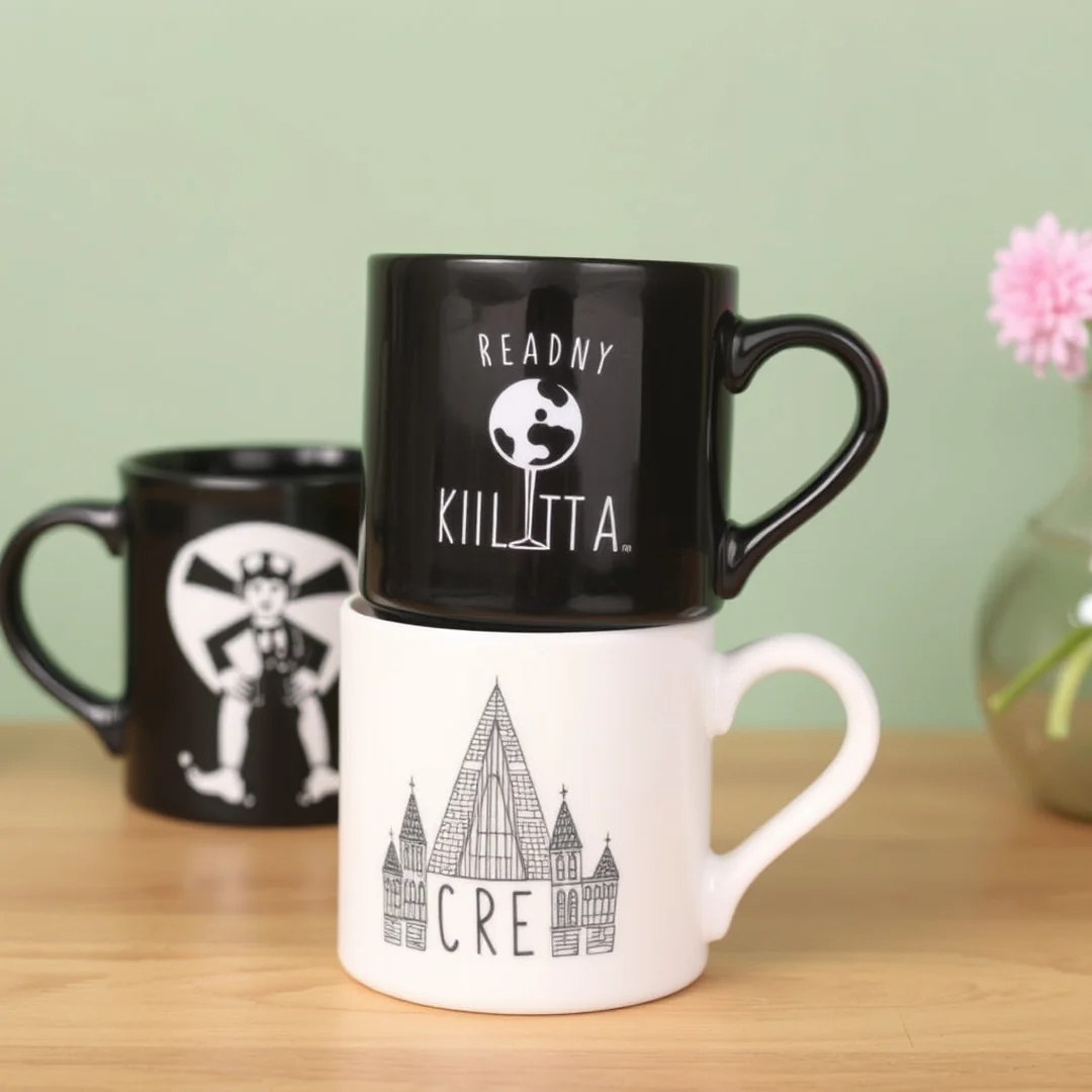 Themed Ceramic Mugs - 22 office halloween decorations that will transform your workplace
