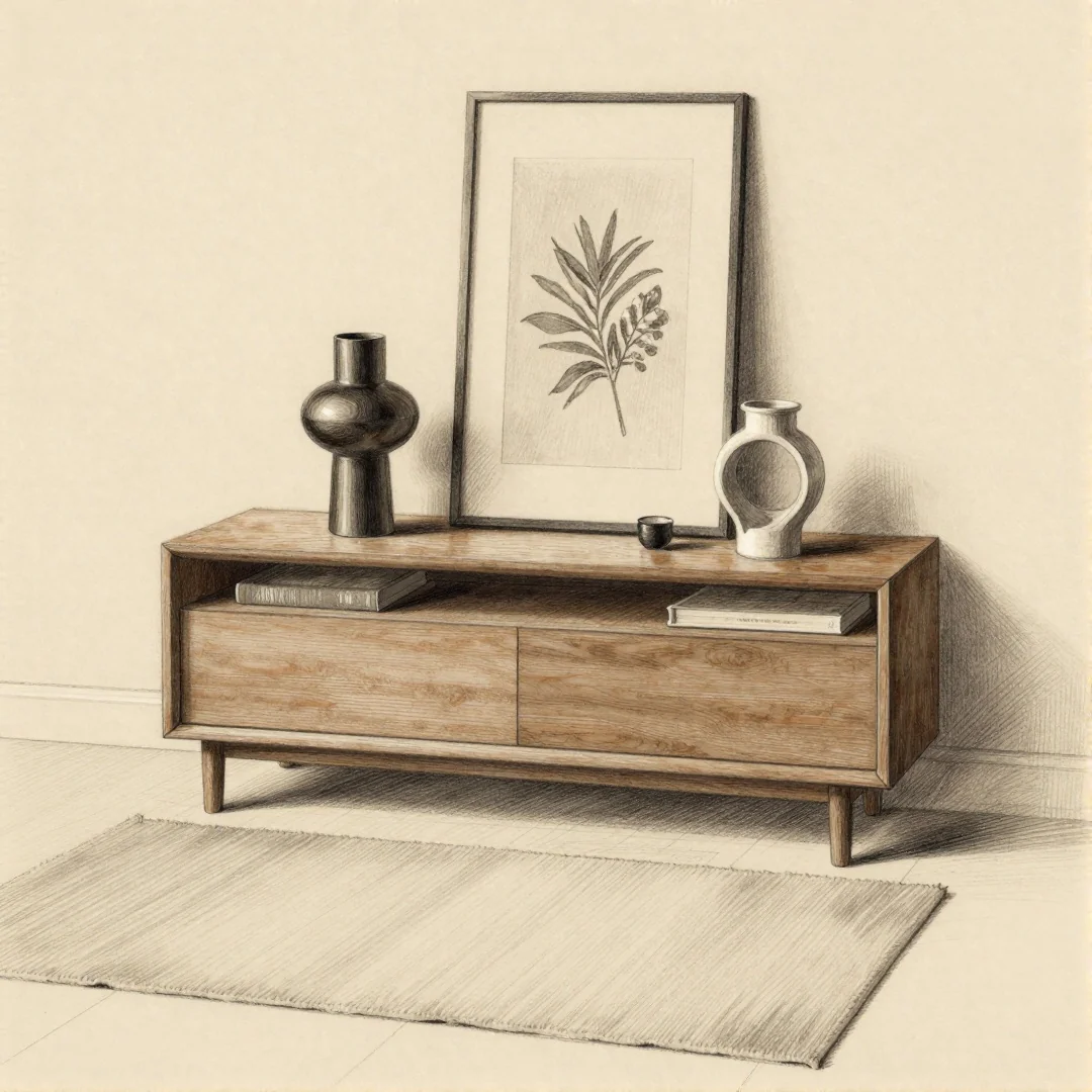 Vignette Composition - 24 living room decor drawing ideas a step by step guide