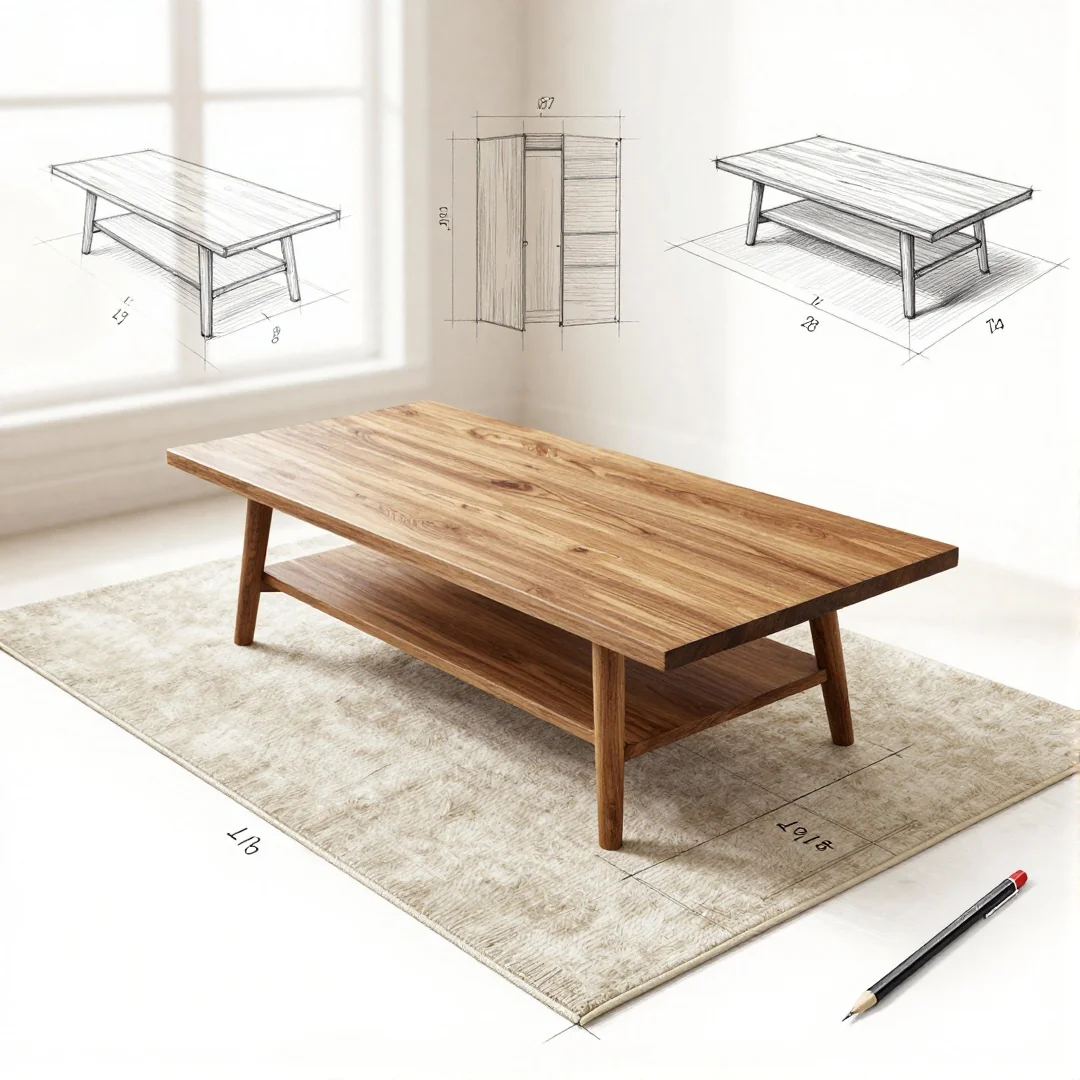 Coffee Table Outline - 24 living room decor drawing ideas a step by step guide