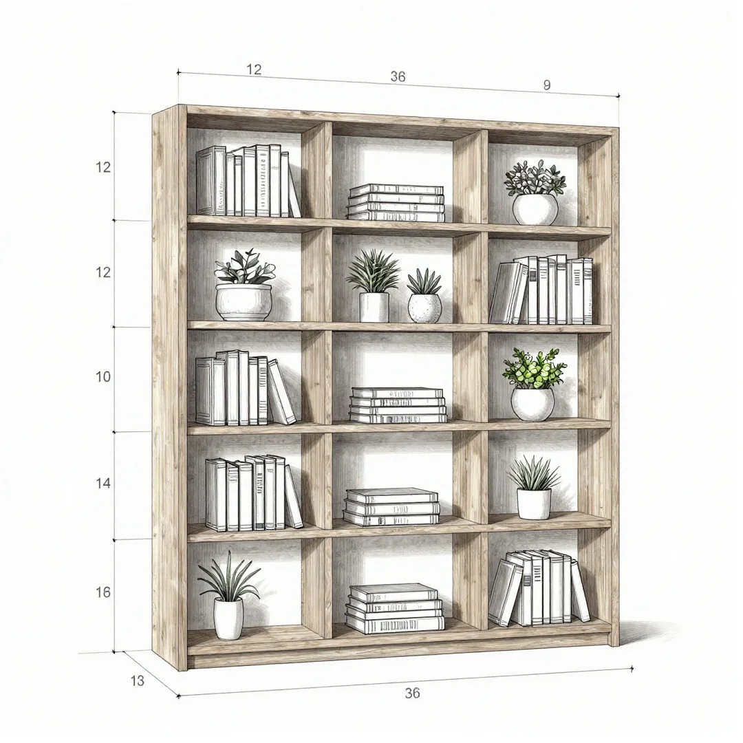 Bookshelf Elevation - 24 living room decor drawing ideas a step by step guide