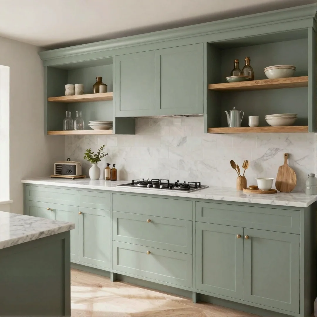 Sage Green Cabinets - 26 kitchen colors ideas unleash your creativity with these stunning designs