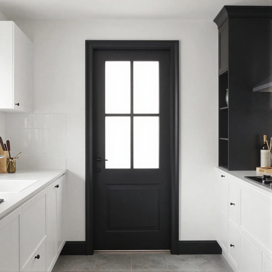 Matte Black Trim - 26 kitchen colors ideas unleash your creativity with these stunning designs