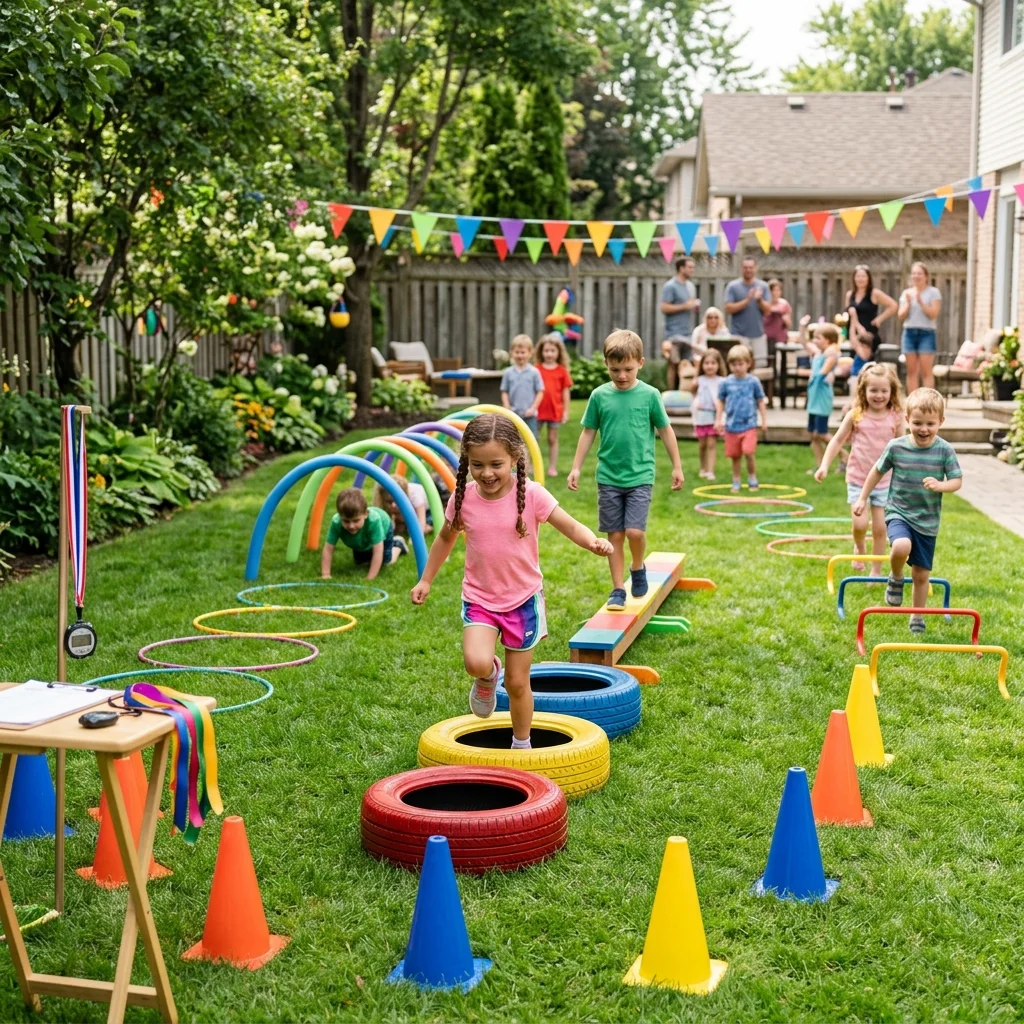 DIY Backyard Obstacle Course
