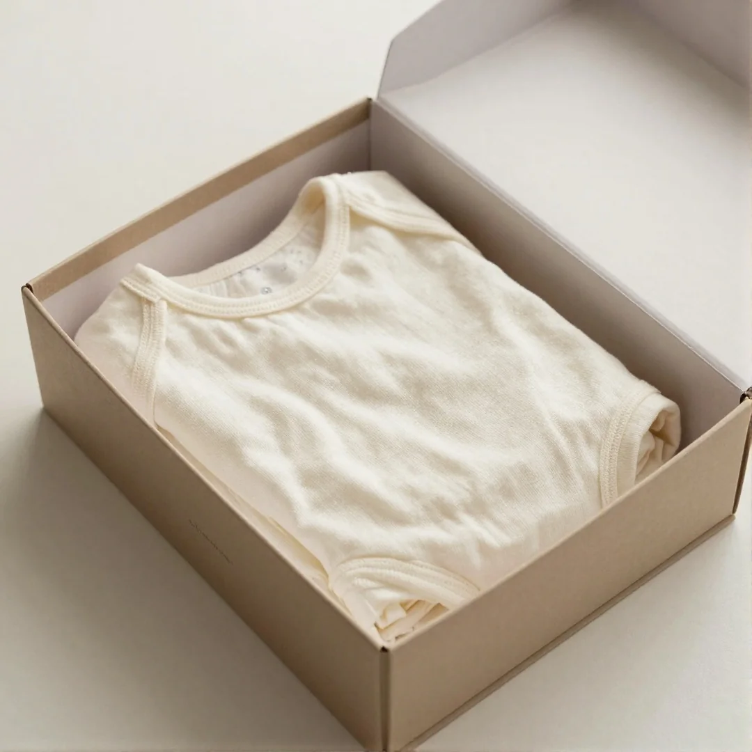Clothes Folded Box - baby shower gift wrapping ideas