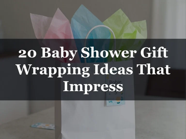20 Baby Shower Gift Wrapping Ideas That Impress - baby shower gift wrapping ideas