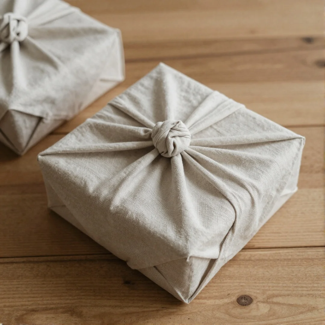 Furoshiki Fabric Wrap - baby shower gift wrapping ideas