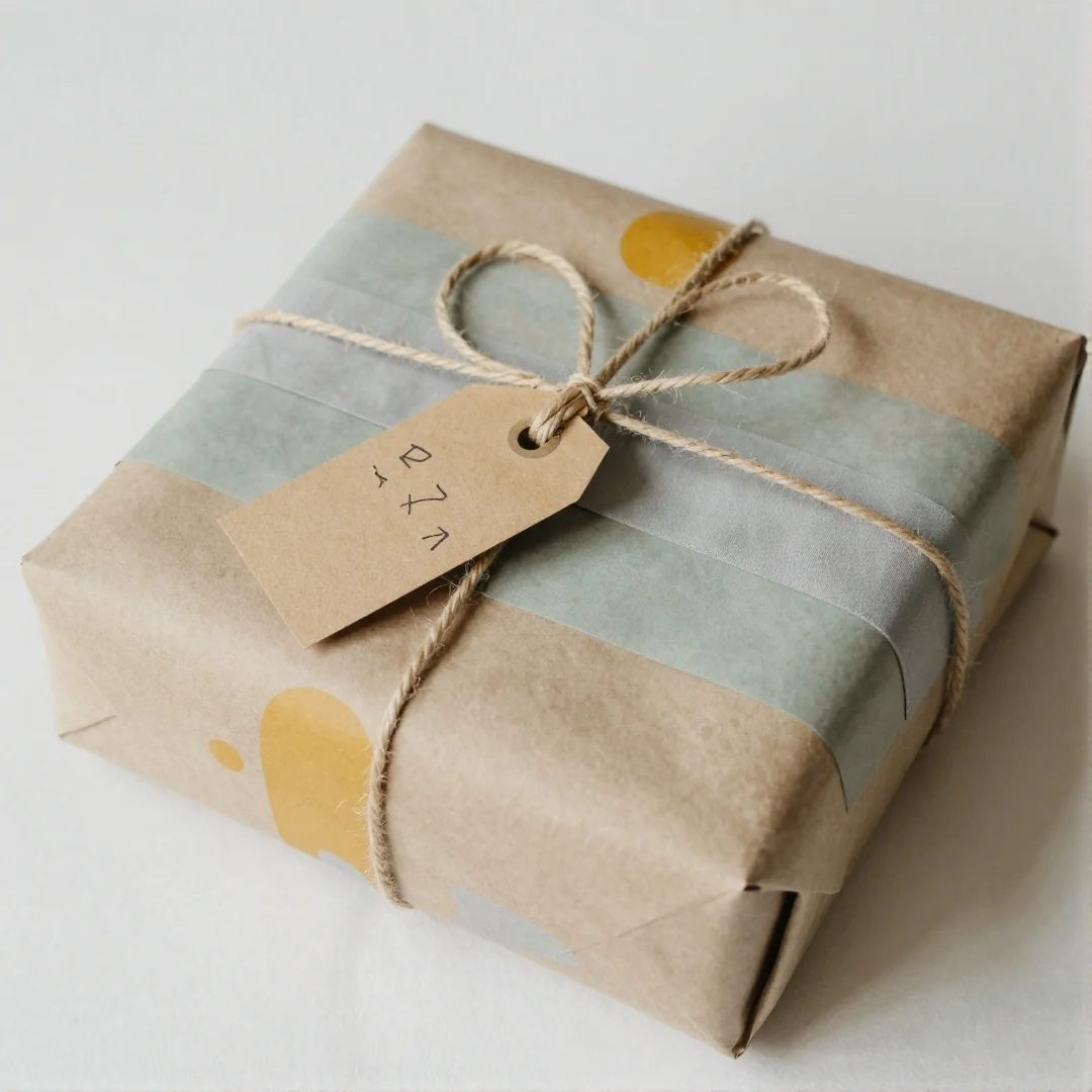 Gender Neutral Wrap - baby shower gift wrapping ideas