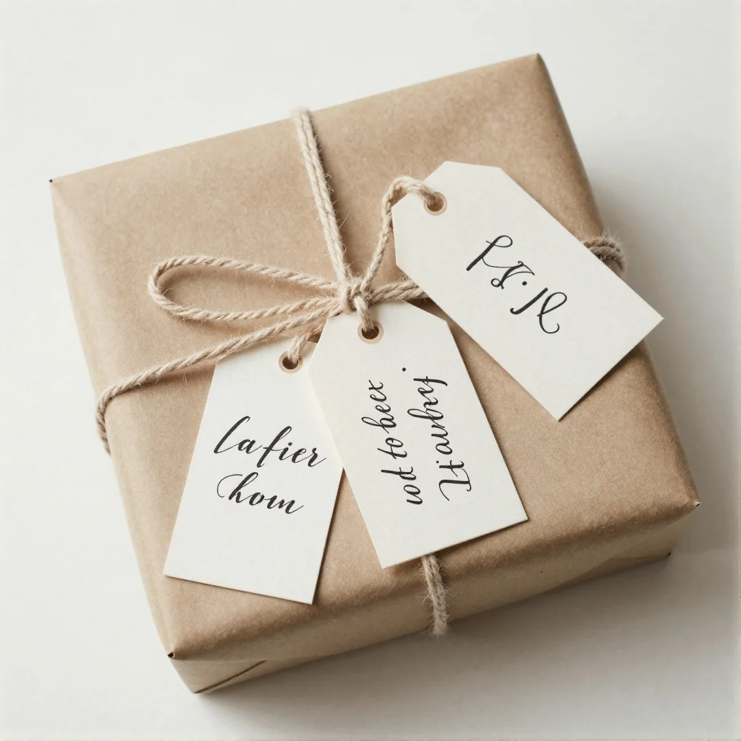 Personalized Gift Labels - baby shower gift wrapping ideas