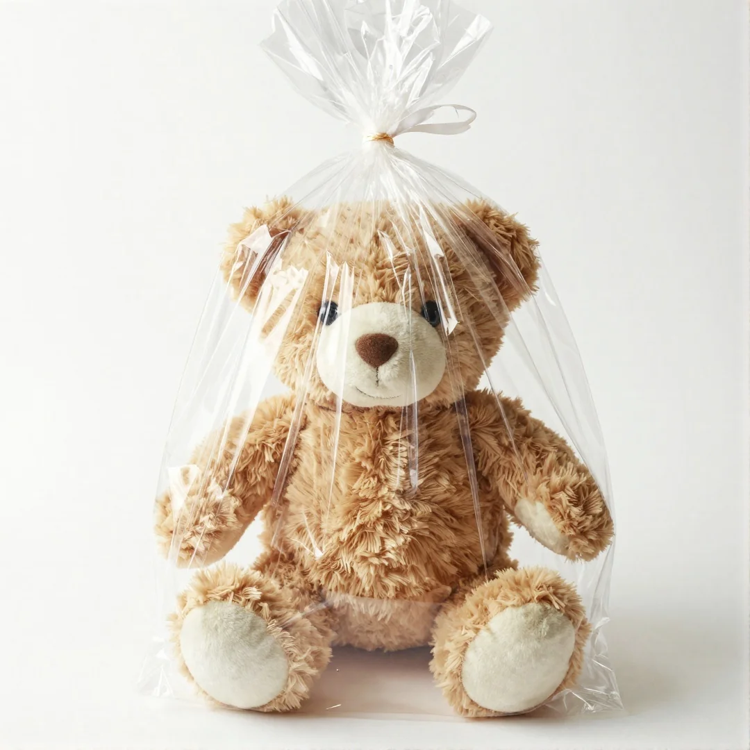 Stuffed Animal Wrapping - baby shower gift wrapping ideas